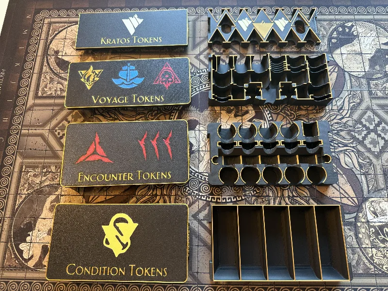 Aeon Trespass: Odyssey - Trays for All Tokens, All Cycles with Lids