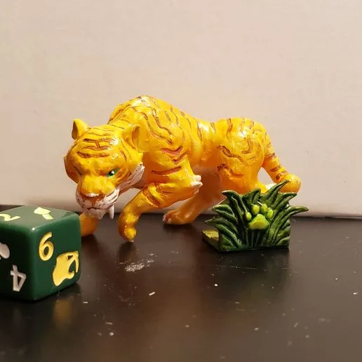 Dice Throne Huntress Tiger Nyra Dial Stand