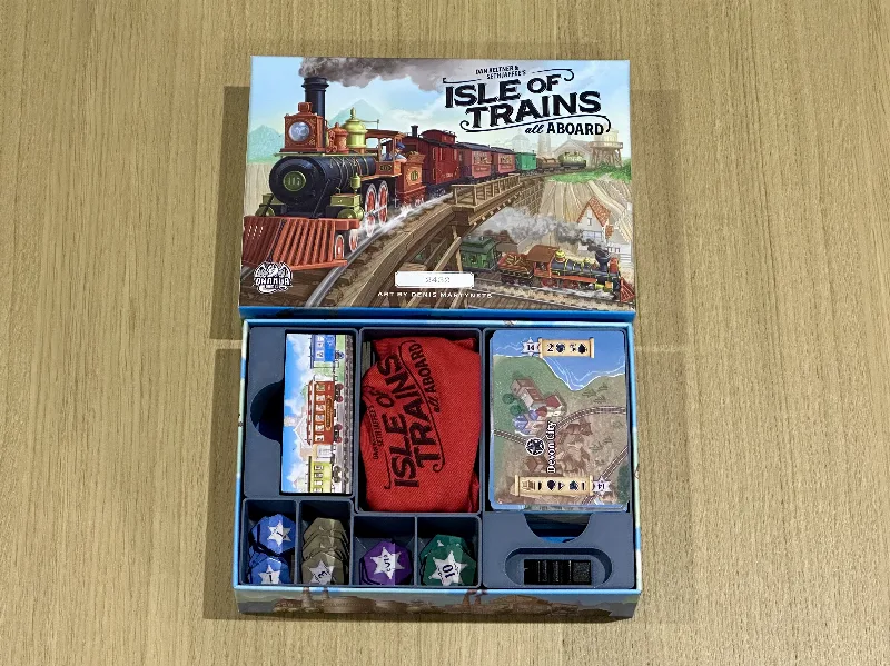 Isle of Trains: All Aboard Box Insert
