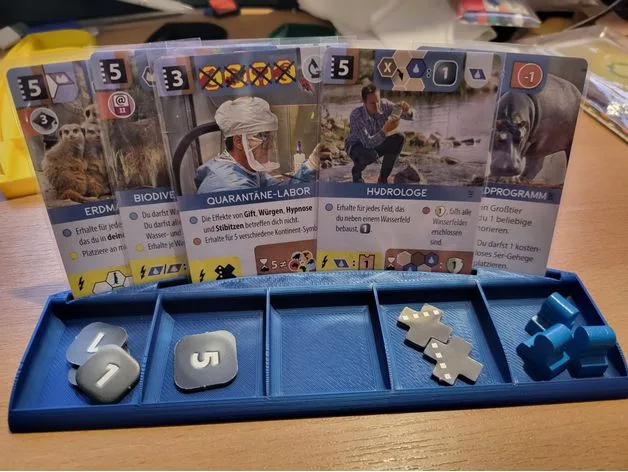 Boardgame PlayerTray for Resources, Cards, Tokens and Tiles