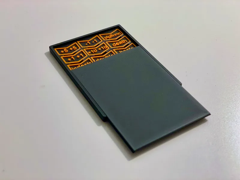 MTG Counters in Card Container - Fits Deckbox