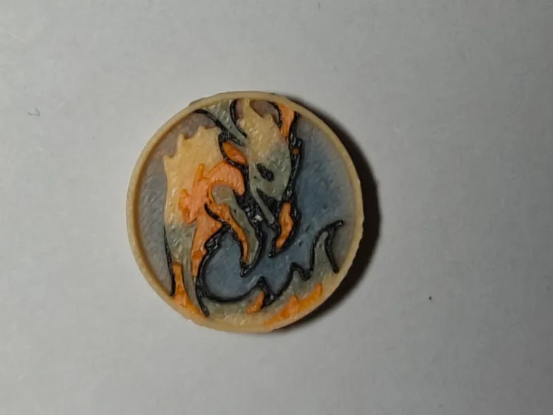 Spirit Island Heart of the Wildfire Token