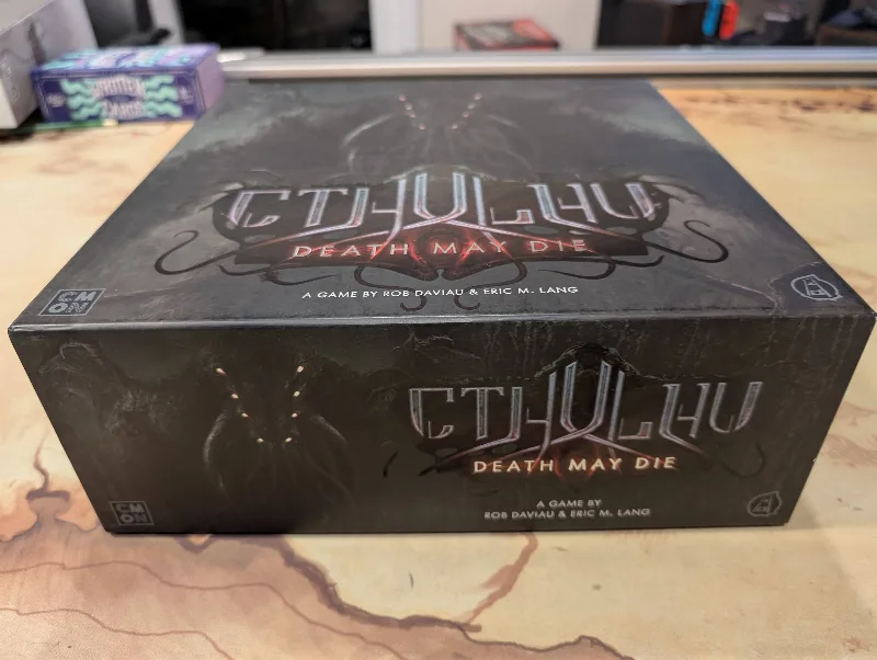 Cthulhu Death May Die - Board Game Boxes Inserts SLEEVED CARDS (holds Season 1, 2, 3, 4, Unknowable, Goat, Yog, Ithaqua, Animal Allies)