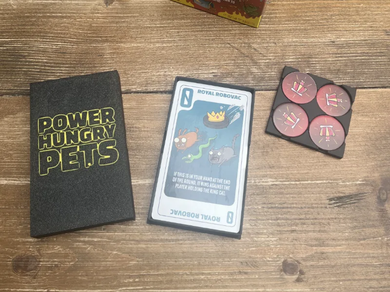 Power Hungry Pets Card Game Case
