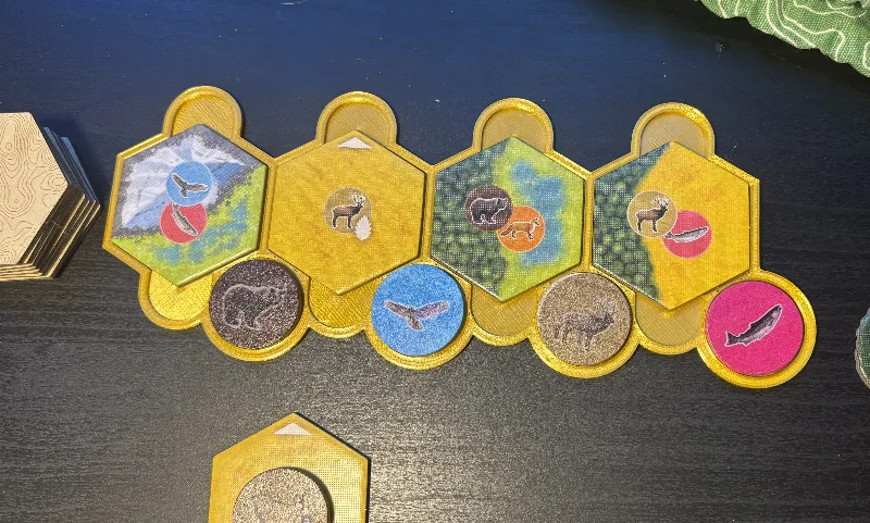 Cascadia Habitat Organizer and Token Tray