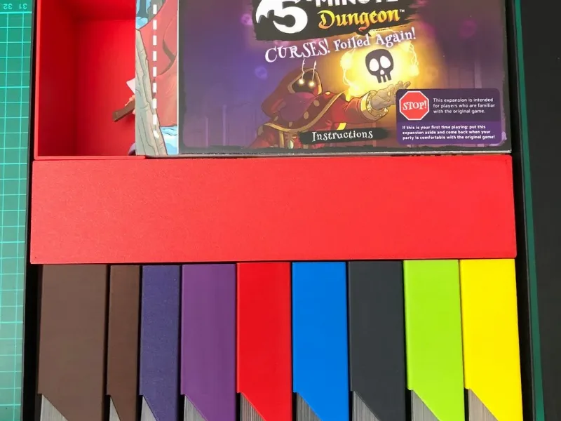 5-Minute Dungeon insert sleeved cards + expansion