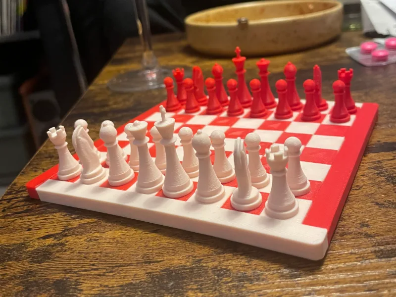 Mini Pocket Chess Set - Kit Card 