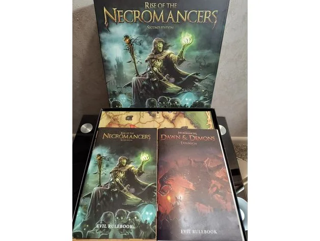 Rise of the Necromancers game organizer &amp; insert - holds expansion