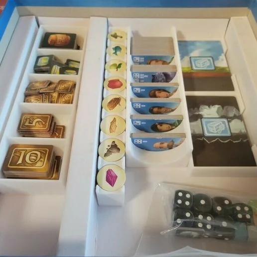 Above and Below board game organizer