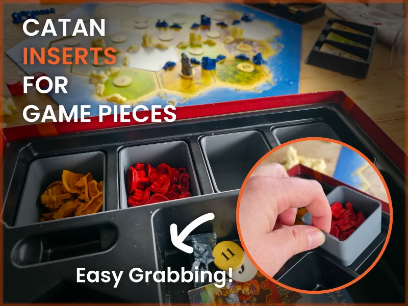 Catan Insert boxes for game pieces