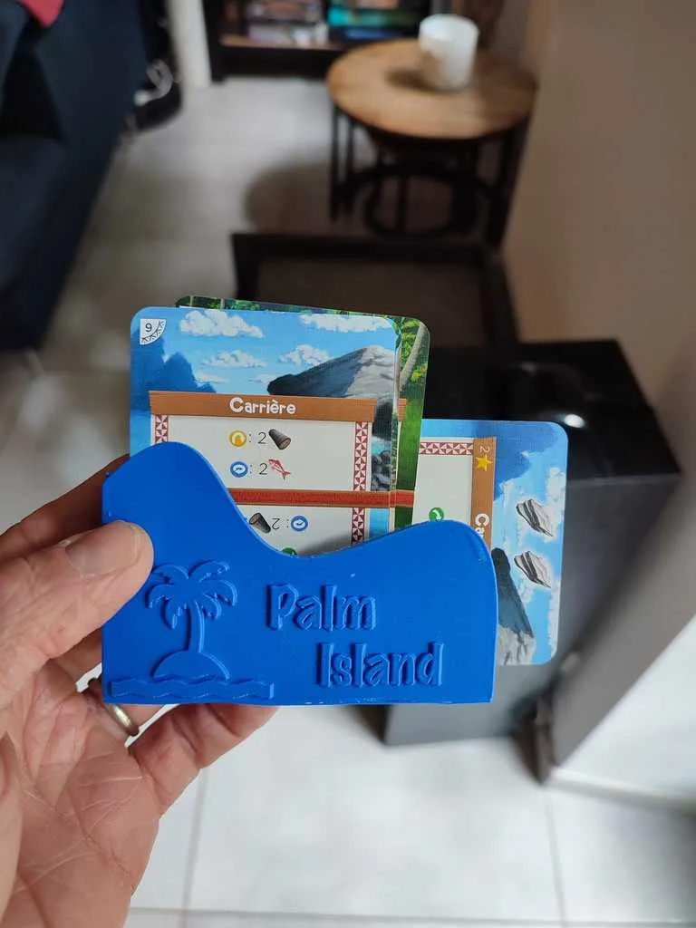 Palm Island card holder - insert