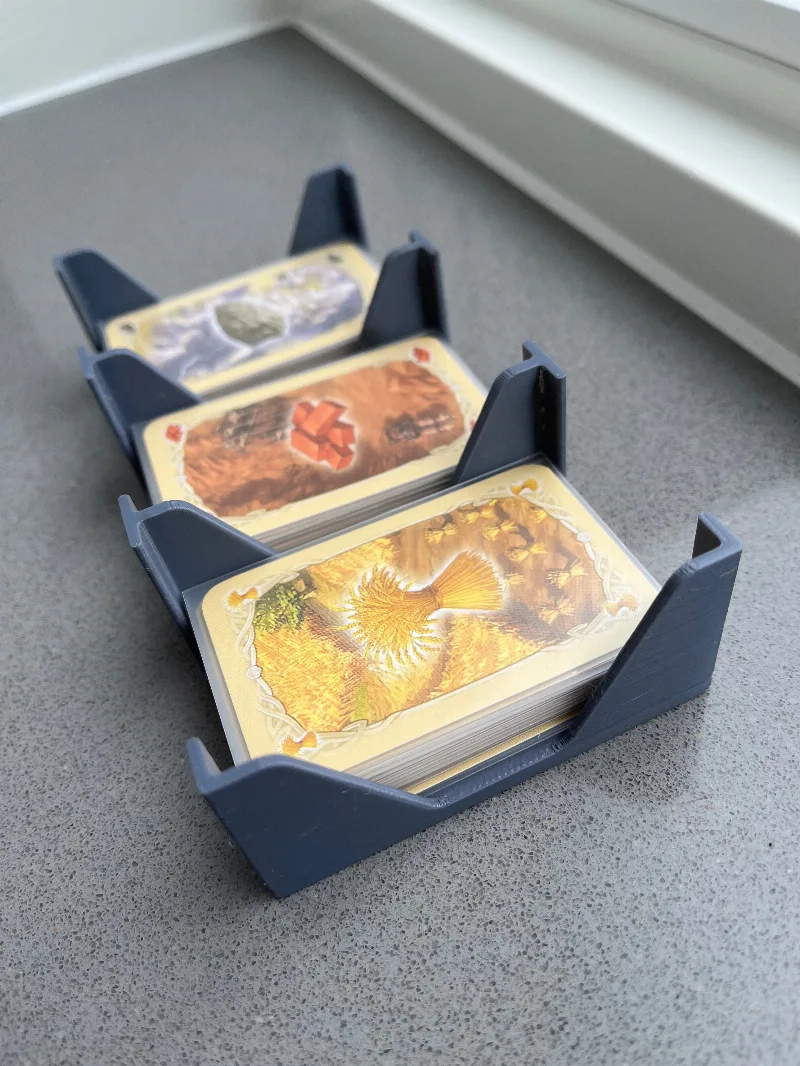 Catan Resource Card Insert for Sleeved Cards