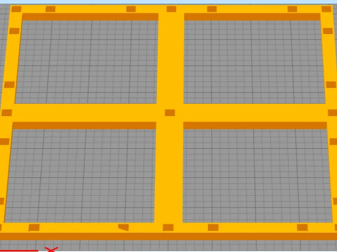 8"x8" Magnetic Frame for Zombicide buildings/roads