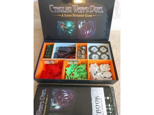 Cthulhu Wars: Duel Organizer and Insert - plus bling!