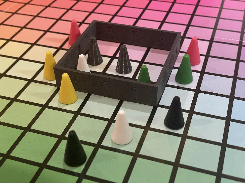 Hues And Cues Board Game Pieces