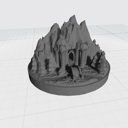 Elven entrance in Mountain compatible with War of the Ring board game