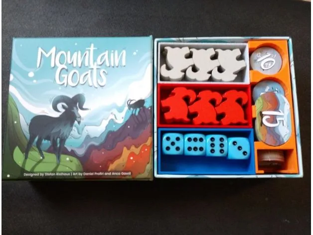 Mountain Goats - insert and organizer for base game and expansion