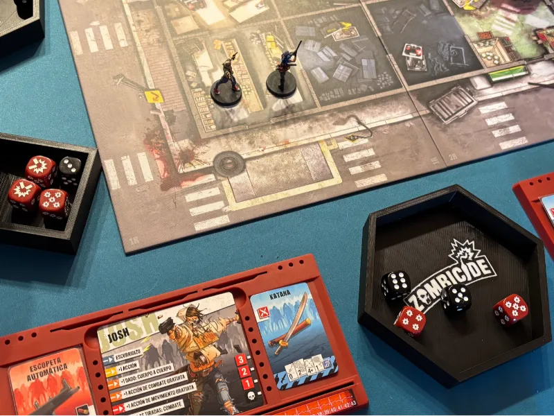 Mini individual Dice Tray for Zombicide