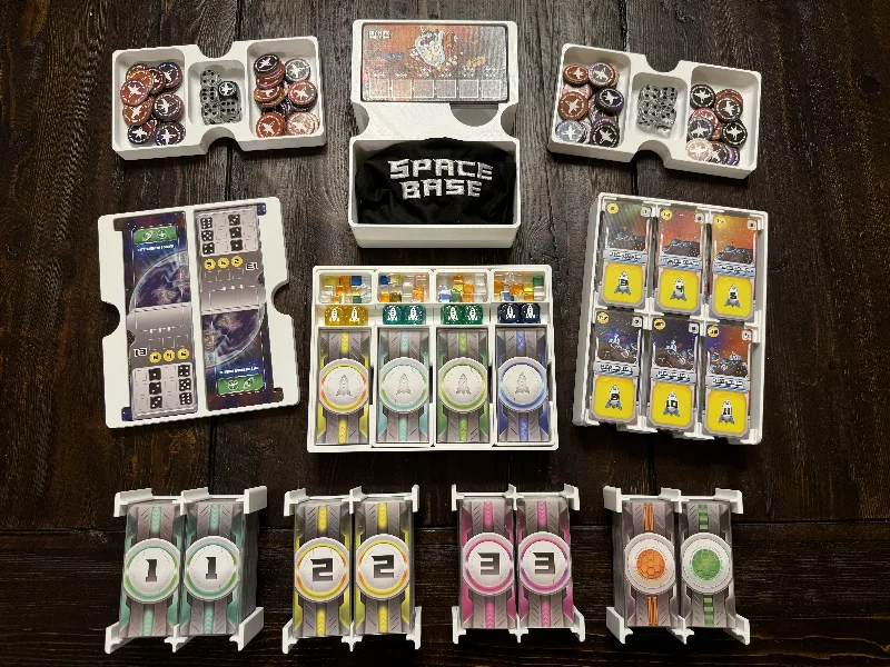 Space Base Insert / Organizer - Holds All Expansions Through Genesis in the Command Station Box