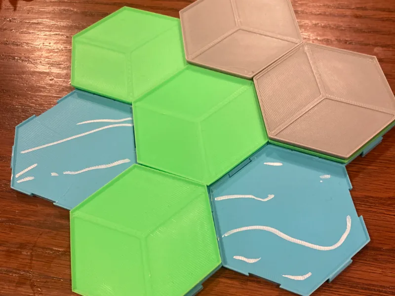 connecting hexs