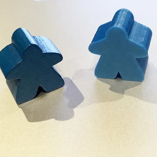 Carcassonne game figure / Meeple