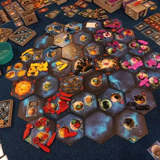 Insert Twilight Imperium 4th with expansion
