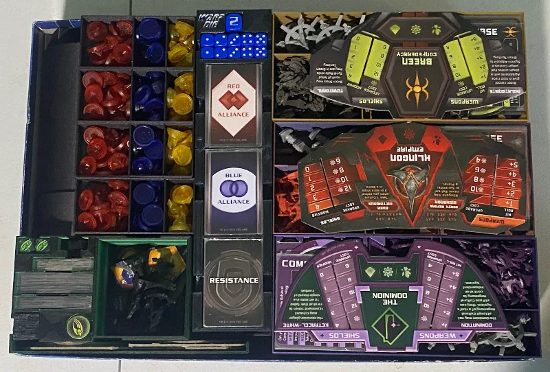 Star Trek Ascendancy Complete Storage Solution - Base to Dominion