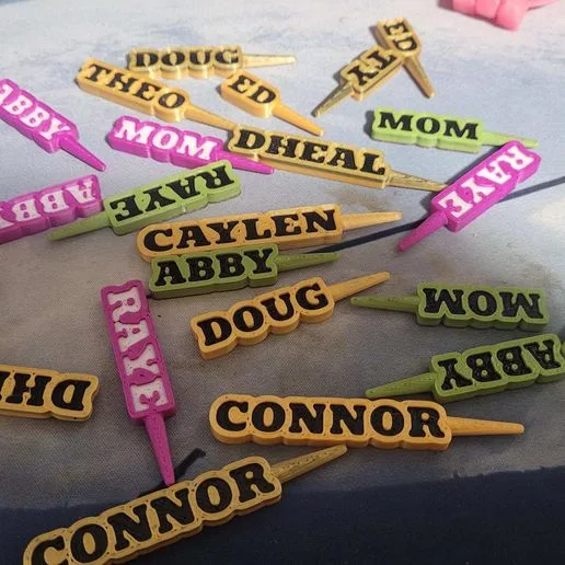 Personalized Cribbage Pegs - Any Name or Word!