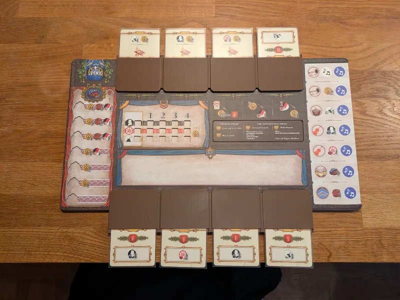 Lacrimosa playerboard addon for sleeved cards