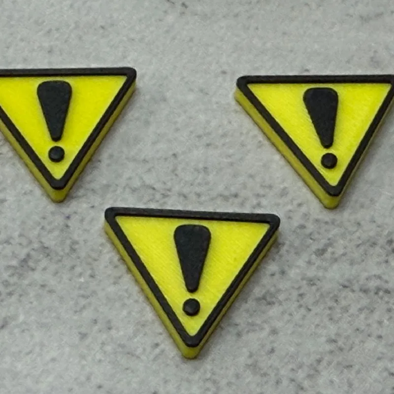 Damage or Attention Sign for RoboRally and Other Board Games