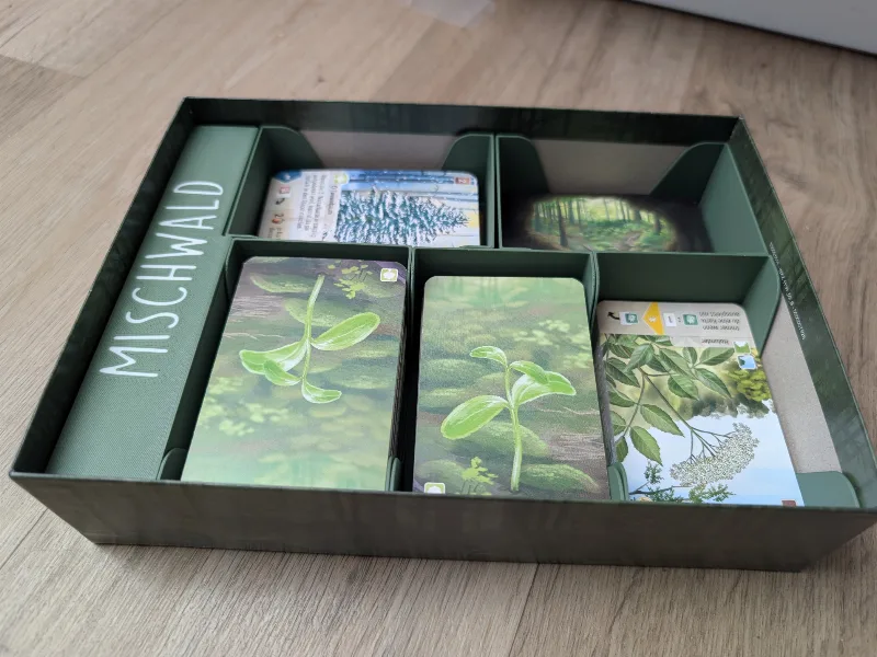 Forest Shuffle + 3 Expansions + Sleeved Insert Inlay