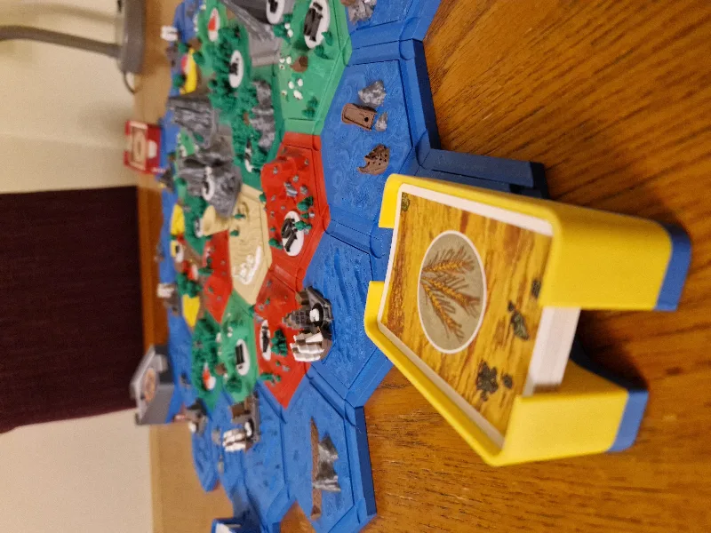 Catan card holders for Dakanzla's Catan 2.0 (magnetic)