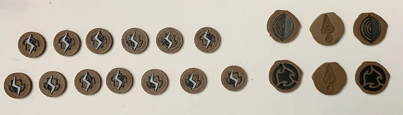 Spirit Island 2 color Thunderspeaker Presence Token