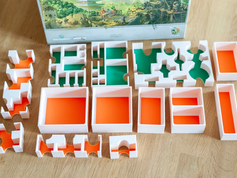 World Wonders Board Game Insert