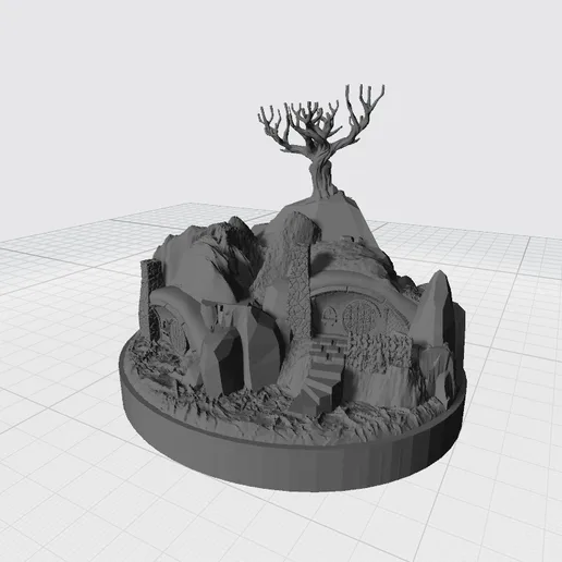 Gnome village compatible with War of the Ring board game