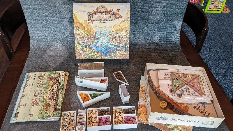 Formaggio and Fromage Board Game Insert
