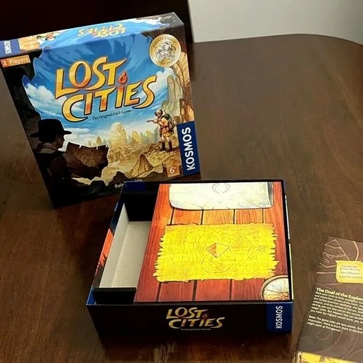 Lost Cities Insert - Sleeved Cards