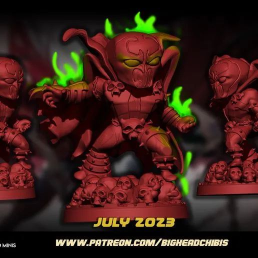 SPAWN marvel united dc chibi