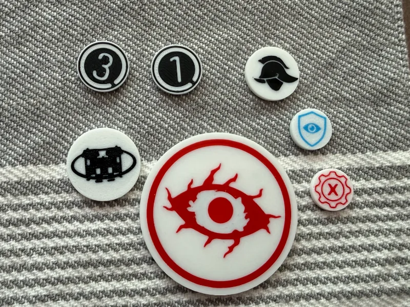 Spirit Island - The Investigator Expansion Tokens