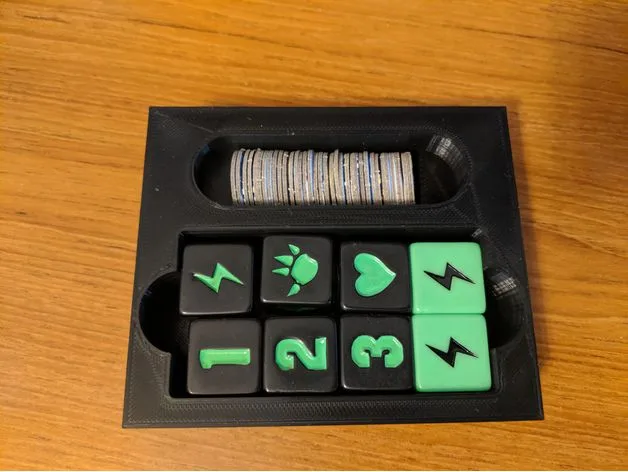 King of Tokyo Insert - Remixed Dice Tray (Bigger)