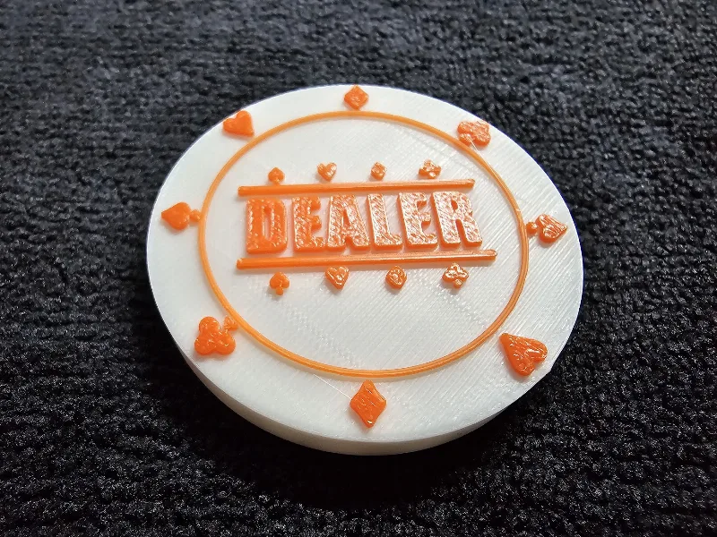 Poker Tokens (Dealer, Small & Big Blinds)