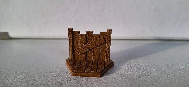 Gloomhaven wooden wall long axis