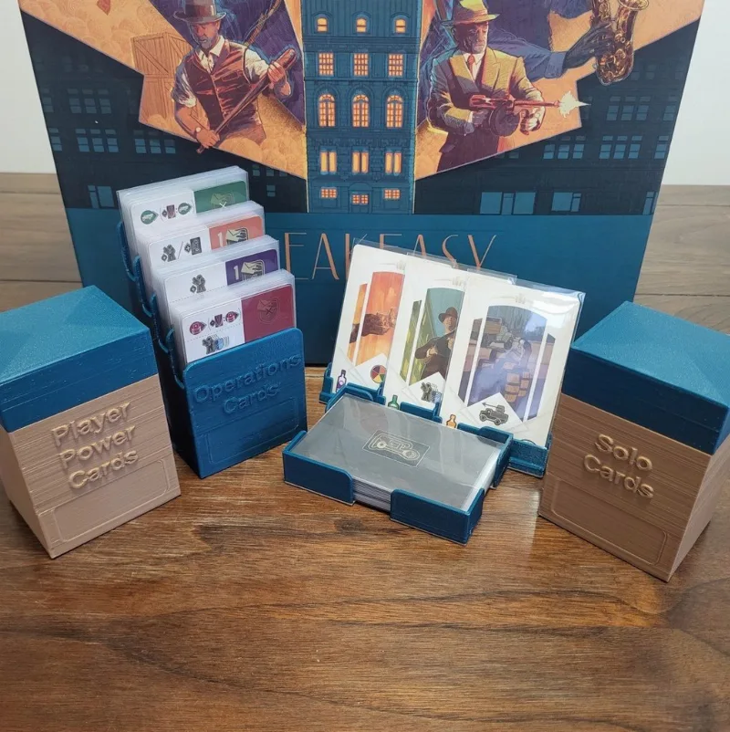 Speakeasy: Card Display Trays and Deck Holders