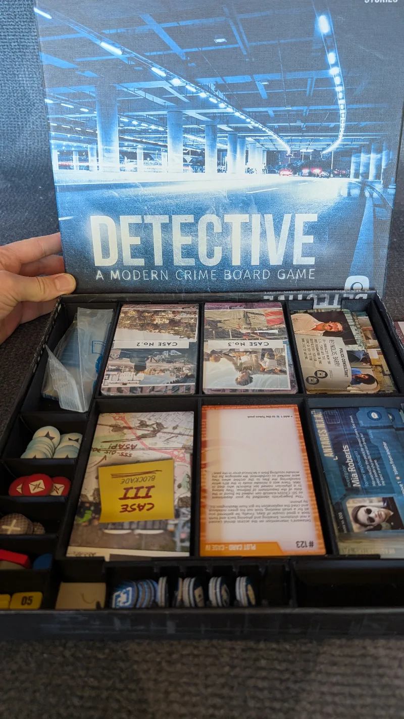 Detective: A Modern Crime Board Game Thin Insert