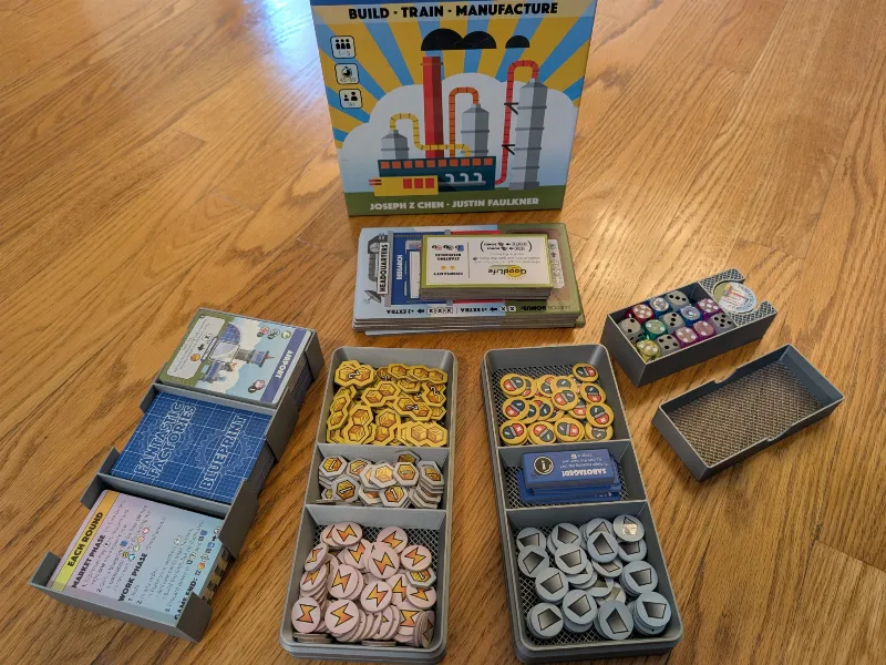 Fantastic Factories Organizer +Expansions, Sleeved