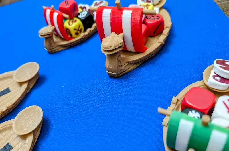 Champions of Midgard - 3D Printed Viking Ships