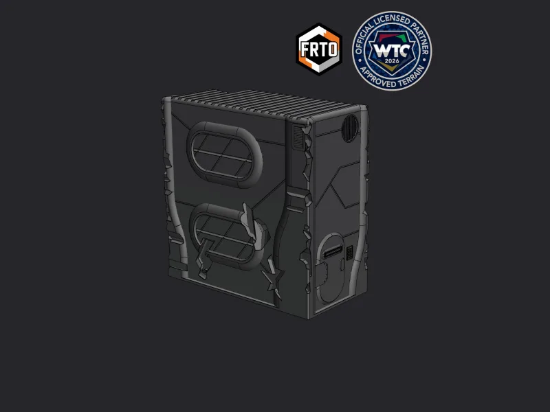 WTC Foldable Destroyed Terrain - Container