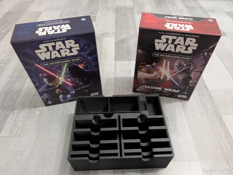 2 in 1 Insert / Organizer for Star Wars: The Deckbuilding Game & Clone Wars Edition