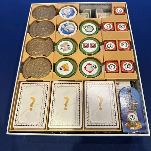7 Wonders: Architects Medals Expansion Insert No Lid Lift Minimal Plastic