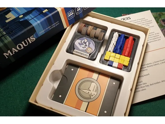 Maquis Board Game Inlay